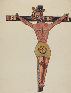 Krucyfiks - Z okolic Mory, 1935-1942. autorstwa E. Boyd