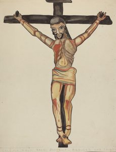 Krucyfiks z okolic Taos, 1935-1942.