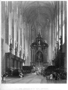 Kościół św. Pawła w Antwerpii, XIX w.