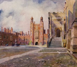 Eton: The Schoolyard, Chapel Steps i Lupton