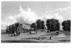 Widok na Hampstead Heath, Londyn, XIX wiek.