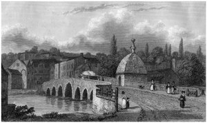 Bradford on Avon, Wiltshire, XIX wiek autorstwa E Francis
