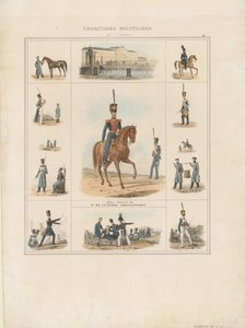 Ubierz mundury Pułku Izmajłowskiego, 1840 autorstwa E. Gilbertson