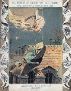 Śmierć Marie Blanchard, żony aeronauty Jeana Pierre