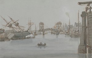 Most Yarmouth, sierpień 1829 autorstwa E. M. Henderson