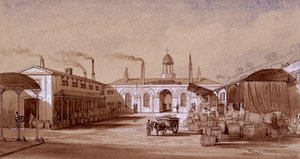 Albany Street, St Pancras, Londyn, c1830 autorstwa E Noyce