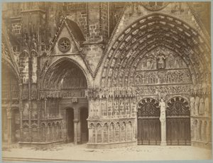 Zachodnie drzwi, Bourges autorstwa E. Quetier