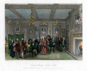 Sala Rady, Vintners Hall, City of London. autorstwa E. Redclyffe