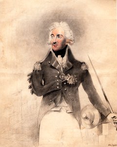 Horatio Nelson 1758-1805, 1. wicehrabia Nelson, 1837. autorstwa E Ryder