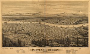 Portland w stanie Oregon. autorstwa E. S. Glover