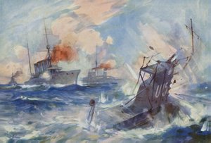 Zatopienie niemieckiego okrętu podwodnego U-15 przez HMS Birmingham