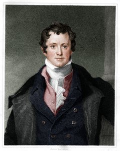 Humphry Davy, angielski chemik, 1833 autorstwa E. Scriven