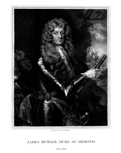 James Butler, 1. książę Ormonde, anglo-irlandzki mąż stanu i żołnierz, 1824. autorstwa E. Scriven