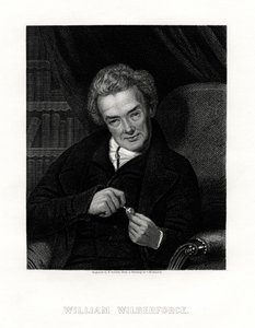 William Wilberforce, angielski działacz przeciw niewolnictwu, XIX wiek. autorstwa E. Scriven