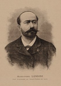 Portret kompozytora Alexandre Luigini 1850-1906 , 1887. autorstwa E. Sédard