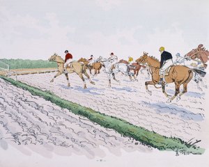 Wyścigi konne - rysunek Thelem