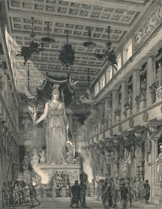 „Świątynia Ateny Partenos, odrestaurowana”, 1886 r. autorstwa E Thiersch