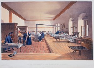 Oddział szpitalny, Scutari, Turcja, 1856 r. autorstwa E Walker