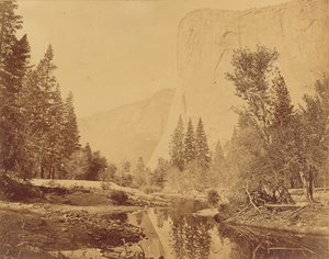 Tutokanula. Dolina Yosemite. (Wielki Wódz) "El Capitan". 3500 stóp wysokości.