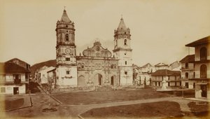 Katedra, Panama autorstwa Eadweard Muybridge