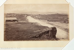 Miasto Gwatemala od południa autorstwa Eadweard Muybridge