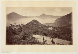 Jezioro Amatitlán, Gwatemala autorstwa Eadweard Muybridge