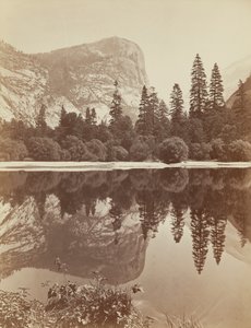 Mirror Lake, Dolina Yosemite autorstwa Eadweard Muybridge