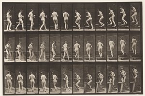 Tablica 103. Schody obrotowe i wznoszące, dzban i kielich w rękach, 1872-1885 autorstwa Eadweard Muybridge