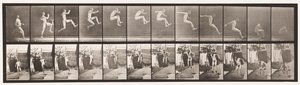 Płyta 159. Skoki; Bieganie w rzucie (buty) autorstwa Eadweard Muybridge