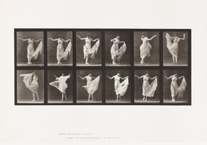 Płyta 187. Taniec autorstwa Eadweard Muybridge