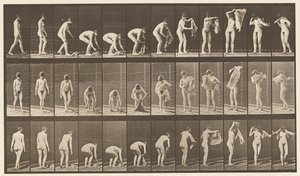 Tablica 227. Podnoszenie płótna z ziemi, 1872-1885 autorstwa Eadweard Muybridge