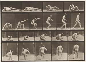 Tablica 258. Powstanie z ziemi i odejście autorstwa Eadweard Muybridge