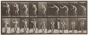 Płyta 281. Baseball; Łapanie i rzucanie autorstwa Eadweard Muybridge