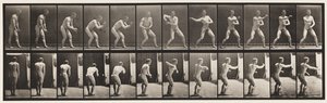 Tabliczka 285. Baseball; Łapanie i rzucanie autorstwa Eadweard Muybridge