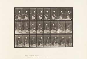 Płyta 297. Tenis na trawniku autorstwa Eadweard Muybridge