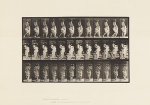 Płyta 35. Chodzenie, noszenie dziecka autorstwa Eadweard Muybridge