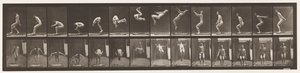 Tabliczka 362. Salto z tyłu autorstwa Eadweard Muybridge