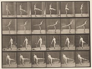 Tablica 370. Pierwsza Akcja Baletowa autorstwa Eadweard Muybridge