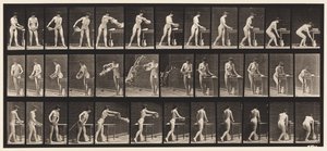 Talerz 402. Opróżnianie basenu z wody autorstwa Eadweard Muybridge