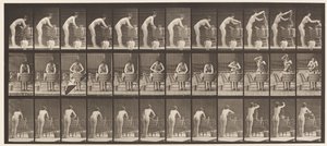 Talerz 432. Pranie w wannie autorstwa Eadweard Muybridge