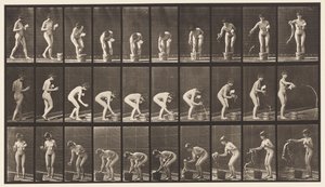 Talerz 440. Szklanka do pochylania i płukania autorstwa Eadweard Muybridge