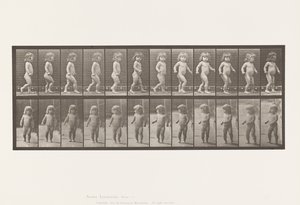 Tabliczka 468. Dziecko, chodzenie autorstwa Eadweard Muybridge