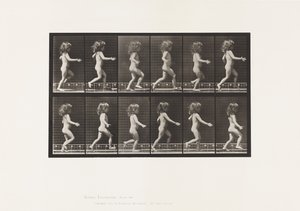 Płyta 469.Dziecko, Bieganie, 1885 autorstwa Eadweard Muybridge