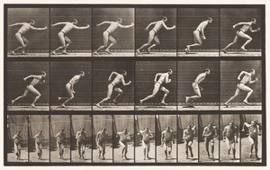 Płyta 59. Start do biegu (Buty) autorstwa Eadweard Muybridge