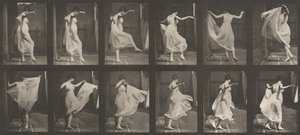 Numer płyty 188. Taniec (fantazyjny) autorstwa Eadweard Muybridge