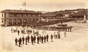 Przyjęcie artysty, Quezaltenango, Gwatemala autorstwa Eadweard Muybridge