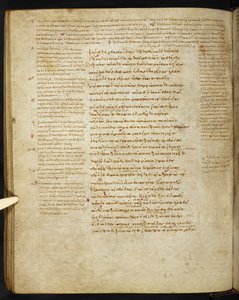 Burney 86, c.86v z Townley Homer (welum) autorstwa Eastern Mediterranean School