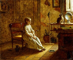 Dziecięca menażeria autorstwa Eastman Johnson