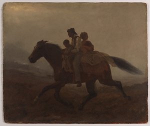 A Ride for Liberty (olej na pokładzie) autorstwa Eastman Johnson