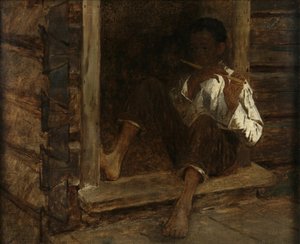 Black Boy, c.1860-61 (óleo sobre tela)polonês autorstwa Eastman Johnson